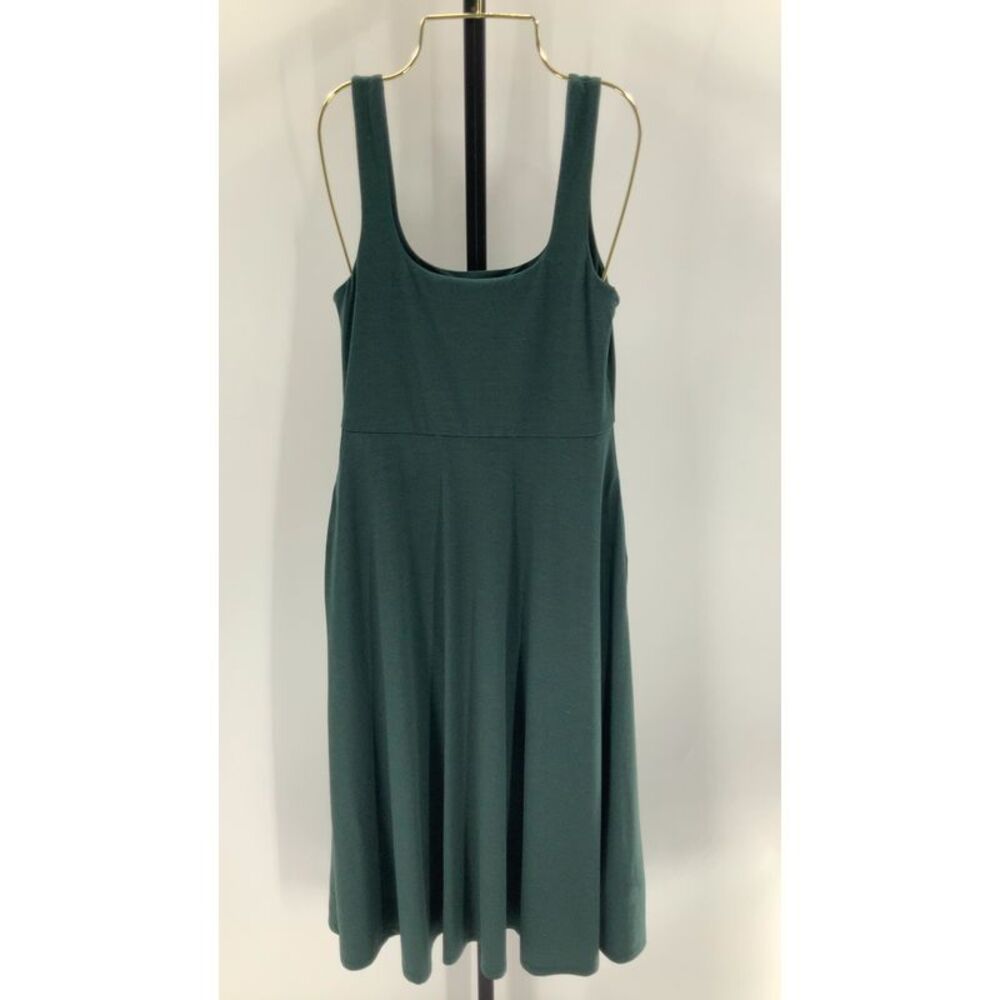 Quince flowknit Green Sleeveless Dress